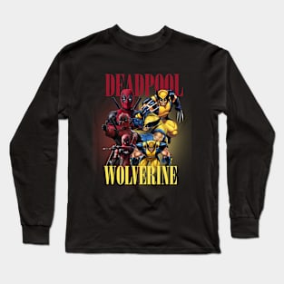 Deadp00l and W0lver1ne Fanart Long Sleeve T-Shirt